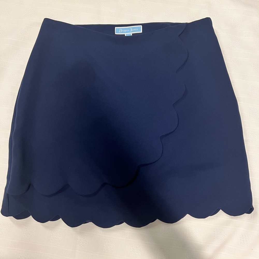 Navy skirt scalloped - Draper James (8)